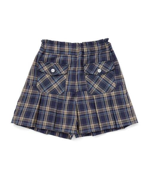 BeBe Petits Pois Vert(ベベプチポワヴェール)の「【店舗限定】【お揃い】無地・クラシカルチェック柄キュロットパンツ(その他パンツ・キッズ・ブラック/ブルー系その他2/ピンク系その他・130cm/140cm/110cm/120cm/150cm)」の14枚目の写真