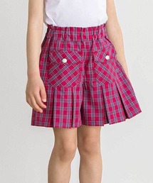 BeBe Petits Pois Vert | 【店舗限定】【お揃い】無地・クラシカルチェック柄キュロットパンツ(その他パンツ)