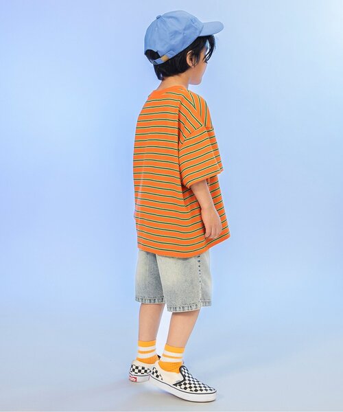 BREEZE(ブリーズ)の「【接触冷感】サマーエール デニムハーフパンツ(デニムパンツ・キッズ・ベージュ/ピンク/ブラック/サックスブルー・100/130/140/110/120/150/90)」の15枚目の写真