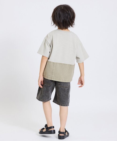 BREEZE(ブリーズ)の「【接触冷感】サマーエール デニムハーフパンツ(デニムパンツ・キッズ・ベージュ/ピンク/ブラック/サックスブルー・100/130/140/110/120/150/90)」の18枚目の写真