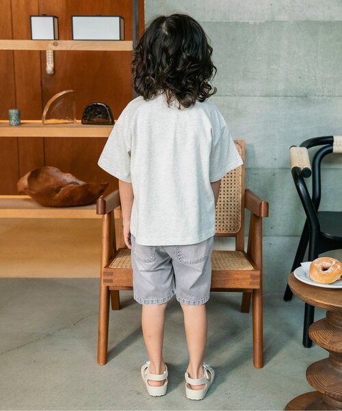 BREEZE(ブリーズ)の「【接触冷感】サマーエール デニムハーフパンツ(デニムパンツ・キッズ・ベージュ/ピンク/ブラック/サックスブルー・100/130/140/110/120/150/90)」の21枚目の写真