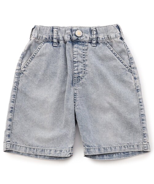 BREEZE(ブリーズ)の「【接触冷感】サマーエール デニムハーフパンツ(デニムパンツ・キッズ・ベージュ/ピンク/ブラック/サックスブルー・100/130/140/110/120/150/90)」の6枚目の写真
