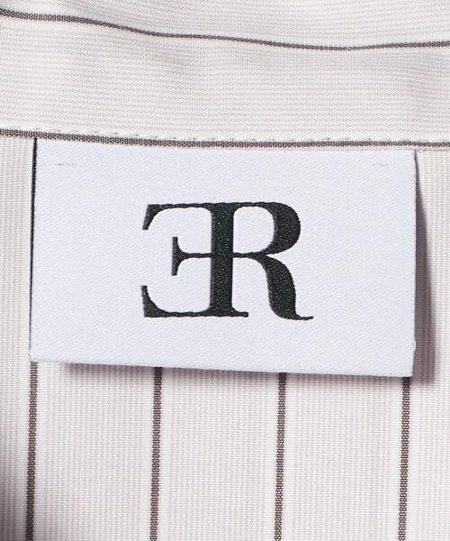 ER(イーアール)の「<ER>コットン ストライプ オーバーシャツ 2(シャツ/ブラウス・レディース・ベージュ/ライトピンク・FREE)」の19枚目の写真