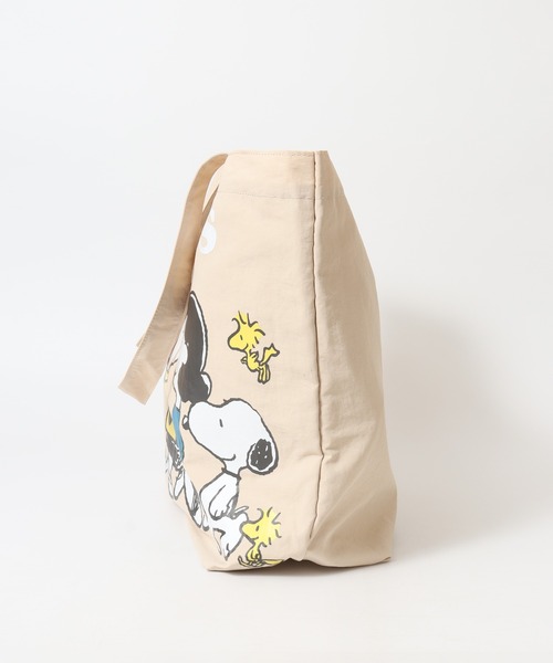 SNOOPY(スヌーピー)の「SNOOPY トートバッグ スヌーピー&フレンズ(トートバッグ・レディース・ラベンダー/ベージュ/グレー・FREE)」の11枚目の写真