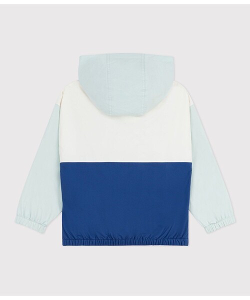 PETIT BATEAU（プチバトー）の「カラーブロックウィンドブレーカー（マウンテンパーカー・キッズ・ホワイト系その他・3YEAR/4YEAR/5YEAR）」の7枚目の写真