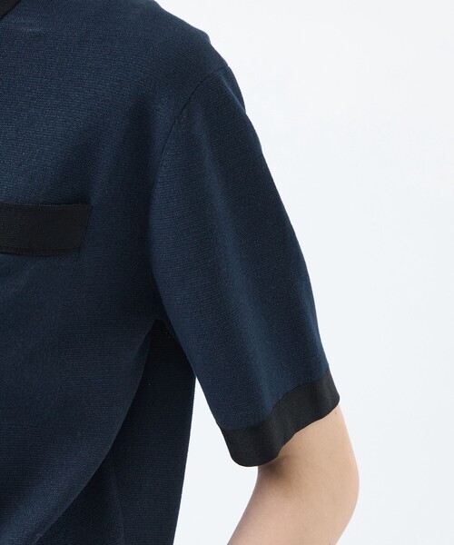 MACKINTOSH PHILOSOPHY(マッキントッシュ フィロソフィー)の「【ROYTON(ロイトン)】ハーフニットカーディガン(カーディガン/ボレロ・レディース・ブルー/ダークネイビー/オフホワイト・38)」の15枚目の写真