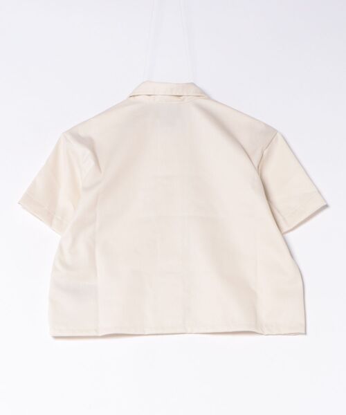 Dickies(ディッキーズ)の「Dickies/ディッキーズ クロップド ワークシャツ 半袖(シャツ/ブラウス・レディース・ホワイト/ブラック・SMALL/MEDIUM/X-SMALL)」の17枚目の写真