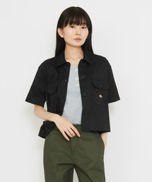 Dickies/ディッキーズ クロップド ワークシャツ 半袖