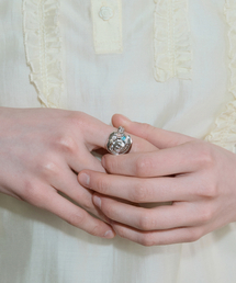 SINOON（シヌーン）の「Spiral Piece Ring (Silver)（リング）」