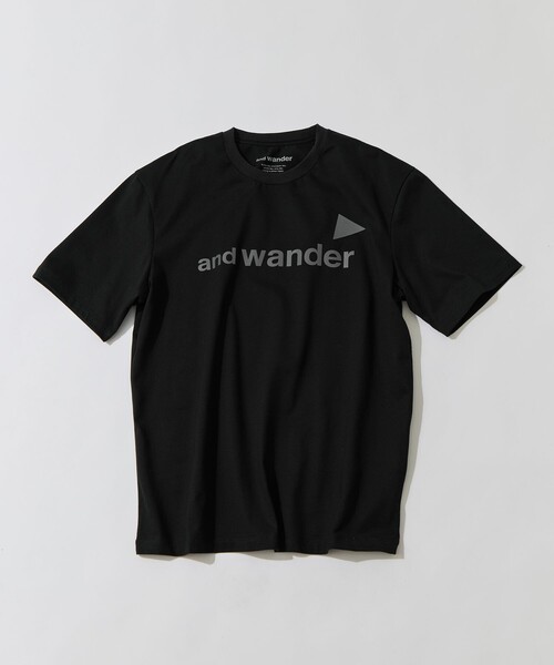 and wander(アンドワンダー)の「【and wander/アンドワンダー】aw ref T(Tシャツ/カットソー・メンズ・ブラック/ホワイト・L/M)」の9枚目の写真