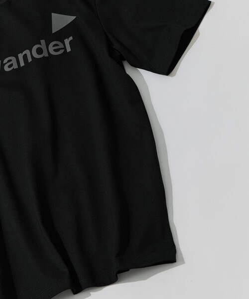 and wander(アンドワンダー)の「【and wander/アンドワンダー】aw ref T(Tシャツ/カットソー・メンズ・ブラック/ホワイト・L/M)」の11枚目の写真