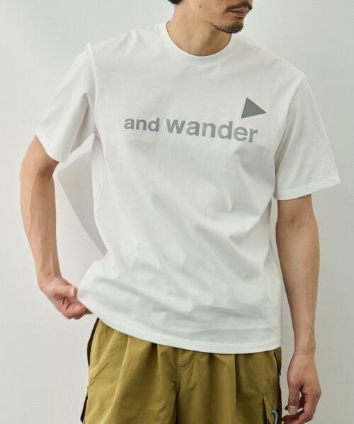 and wander(アンドワンダー)の「【and wander/アンドワンダー】aw ref T(Tシャツ/カットソー・メンズ・ブラック/ホワイト・L/M)」の12枚目の写真