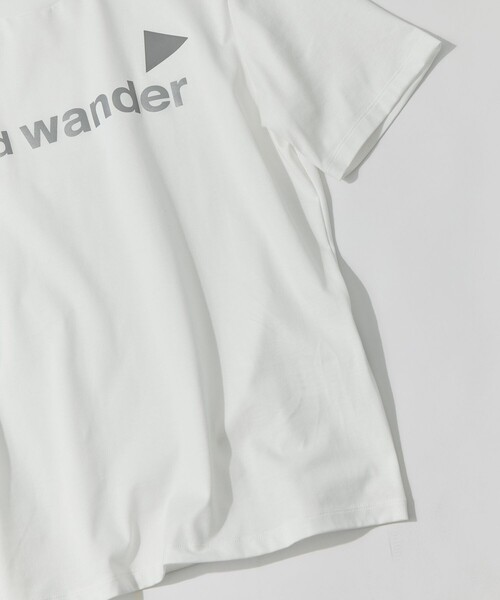and wander(アンドワンダー)の「【and wander/アンドワンダー】aw ref T(Tシャツ/カットソー・メンズ・ブラック/ホワイト・L/M)」の4枚目の写真