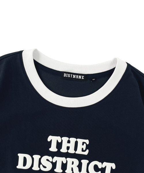 DISTN9NE(ディストナイン)の「ウーマンリングレタリング半袖Tシャツ LQ7TF424_DARK NAVY(Tシャツ/カットソー・メンズ・その他・85/90)」の3枚目の写真