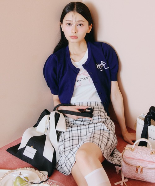 JILL by JILL STUART(ジルバイジルスチュアート)の「<RIBBONシリーズ>ダブルリボントートバッグ(ショルダーバッグ・レディース・ブラウン/ホワイト/ブラック系その他/ブラック・FREE)」の11枚目の写真