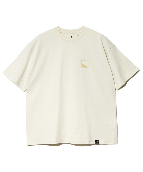 go slow caravan（ゴースローキャラバン）の「USA/C スクエアLOGO バックプリント ゆったりTEE（Tシャツ/カットソー・メンズ・イエロー/アイボリー/ネイビー/グリーン/ブラック・LARGE/X-LARGE/MEDIUM）」の22枚目の写真