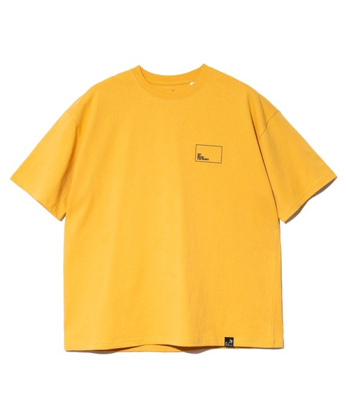 go slow caravan（ゴースローキャラバン）の「USA/C スクエアLOGO バックプリント ゆったりTEE（Tシャツ/カットソー・メンズ・イエロー/アイボリー/ネイビー/グリーン/ブラック・LARGE/X-LARGE/MEDIUM）」の19枚目の写真