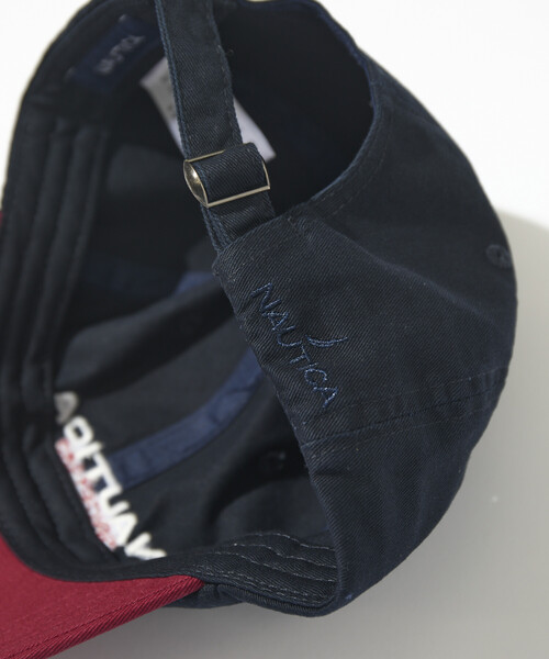 NAUTICA(ノーティカ)の「NAUTICA/ノーティカ フラッグロゴ刺繍 ベースボールキャップ(キャップ・メンズ・インディゴブルー/ブラック/ベージュ/ホワイト/カモフラージュ/イエロー/オフホワイト/ネイビー・ONE SIZE)」の13枚目の写真