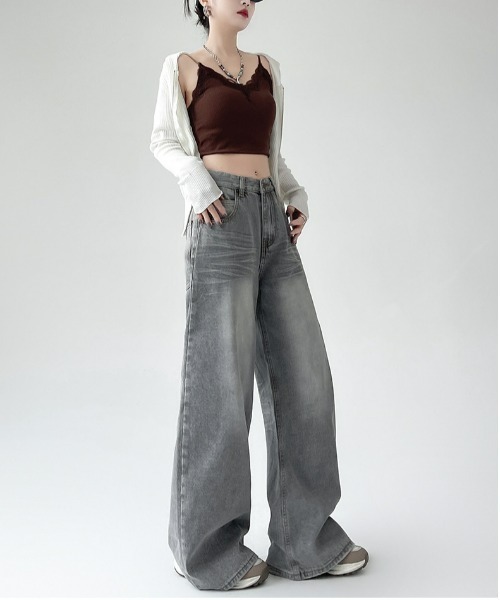 REBALANCE（リバランス）の「リラックスワイドデニム（デニムパンツ・レディース・A・SMALL/MEDIUM/LARGE）」の5枚目の写真