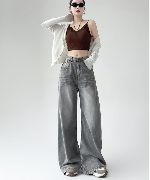 REBALANCE（リバランス）の「リラックスワイドデニム（デニムパンツ・レディース・A・SMALL/MEDIUM/LARGE）」の6枚目の写真