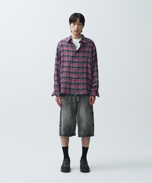 INTEMPOMOOD（インテンポムード）の「シズリングサマー デニムショーツ : 2カラー（その他パンツ・レディース・ブルー/ブラック・LARGE/MEDIUM/X-LARGE）」の11枚目の写真