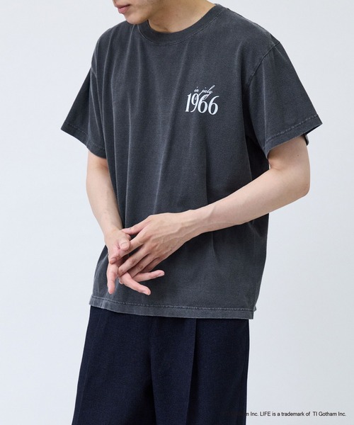 GOOD ROCK SPEED(グッドロックスピード)の「【GOOD ROCK SPEED/グッドロックスピード】LIFEサッカーピグメントTシャツ(Tシャツ/カットソー・メンズ・チャコールグレー・L/LL/M)」の3枚目の写真