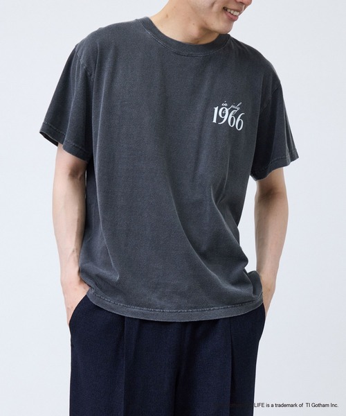 GOOD ROCK SPEED(グッドロックスピード)の「【GOOD ROCK SPEED/グッドロックスピード】LIFEサッカーピグメントTシャツ(Tシャツ/カットソー・メンズ・チャコールグレー・L/LL/M)」の4枚目の写真