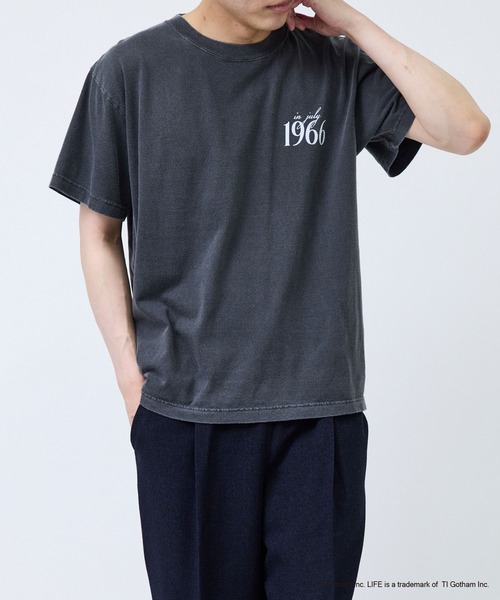 GOOD ROCK SPEED(グッドロックスピード)の「【GOOD ROCK SPEED/グッドロックスピード】LIFEサッカーピグメントTシャツ(Tシャツ/カットソー・メンズ・チャコールグレー・L/LL/M)」の5枚目の写真