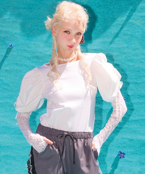 MILK(ミルク)の「スペシャル パフ Tシャツ(Tシャツ/カットソー・レディース・B/A・FREE)」の2枚目の写真