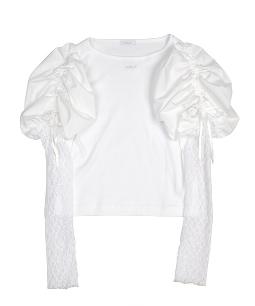 MILK(ミルク)の「スペシャル パフ Tシャツ(Tシャツ/カットソー・レディース・B/A・FREE)」の8枚目の写真
