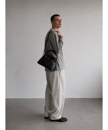 【ONE./ワンドット】Mini Boston Shoulder Bag / 撥水レザー