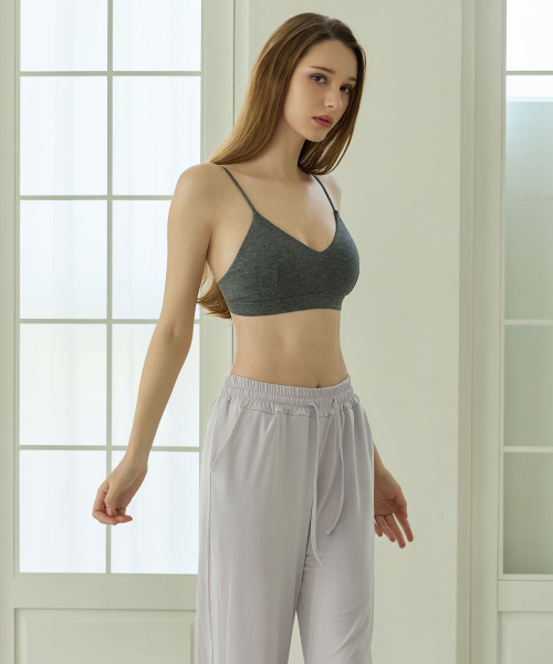 DEVIWEAR(デヴィウェア)の「シャーリングVネックブラトップ DEVI-TS0059-チャコール(チューブトップ・レディース・チャコール・SMALL/MEDIUM/LARGE)」の3枚目の写真