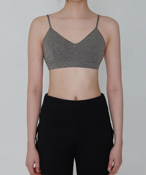 DEVIWEAR(デヴィウェア)の「シャーリングVネックブラトップ DEVI-TS0059-チャコール(チューブトップ・レディース・チャコール・SMALL/MEDIUM/LARGE)」の5枚目の写真