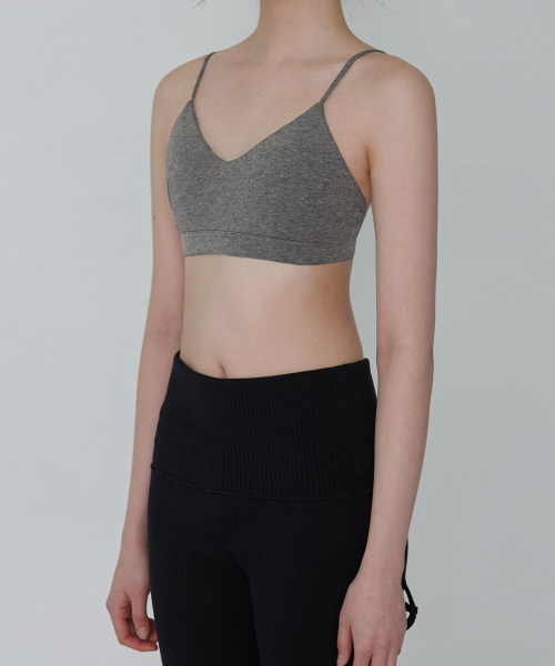 DEVIWEAR(デヴィウェア)の「シャーリングVネックブラトップ DEVI-TS0059-チャコール(チューブトップ・レディース・チャコール・SMALL/MEDIUM/LARGE)」の6枚目の写真