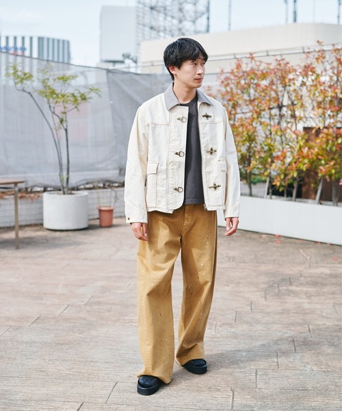 JIEDA(ジエダ)の「FIREMAN JACKET(ブルゾン・メンズ・オフホワイト/ブラック・2/1)」の6枚目の写真
