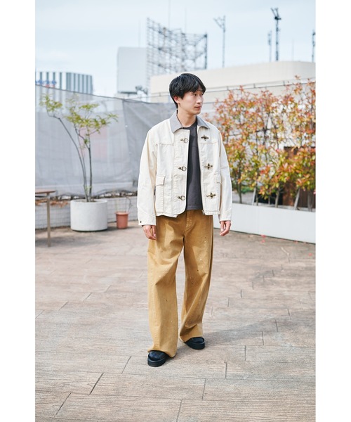 JIEDA(ジエダ)の「FIREMAN JACKET(ブルゾン・メンズ・オフホワイト/ブラック・2/1)」の8枚目の写真