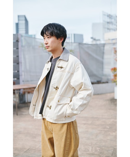 JIEDA(ジエダ)の「FIREMAN JACKET(ブルゾン・メンズ・オフホワイト/ブラック・2/1)」の9枚目の写真