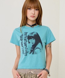 A'GEM/9 × .kom 『runningHIGH/ランニングハイ』 WATCH YOUR TONE H/S TEE/ ウォッチユアトーングラフィックTシャツ