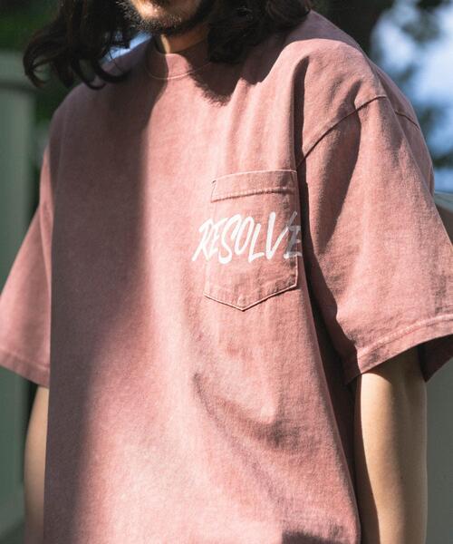 ITEMS URBANRESEARCH（アイテムズ アーバンリサーチ）の「HANDWRITTEN LOGO FADED T-SHIRTS（Tシャツ/カットソー・メンズ・ブラック/レッド/カーキ/グレー・MEDIUM/LARGE）」の20枚目の写真