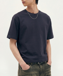 PROCESS（プロセス）の「Essential Crop tee - Navy（Tシャツ/カットソー）」