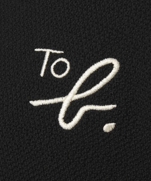To b. by agnes b.（トゥービーバイアニエスベー）の「＜To b. by agnes b.コラボ＞ポロニット（ニット/セーター・レディース・ブラック/オフホワイト・FREE）」の12枚目の写真