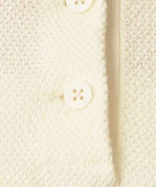 To b. by agnes b.（トゥービーバイアニエスベー）の「＜To b. by agnes b.コラボ＞ポロニット（ニット/セーター・レディース・ブラック/オフホワイト・FREE）」の8枚目の写真