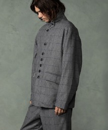mj11746-PEAK JACKET windowpane ウールジャケット(616758)