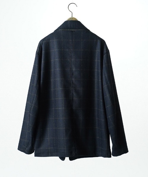 EGO TRIPPING(エゴトリッピング)の「mj11746-PEAK JACKET windowpane ウールジャケット(616758)(テーラードジャケット・メンズ・グレー系その他/ネイビー系・46/48)」の14枚目の写真
