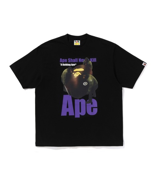 ウェア ABATHING APE APE HEAD PHOTO PRINT RELAXED FIT TEE（Tシャツ/カットソー）｜A