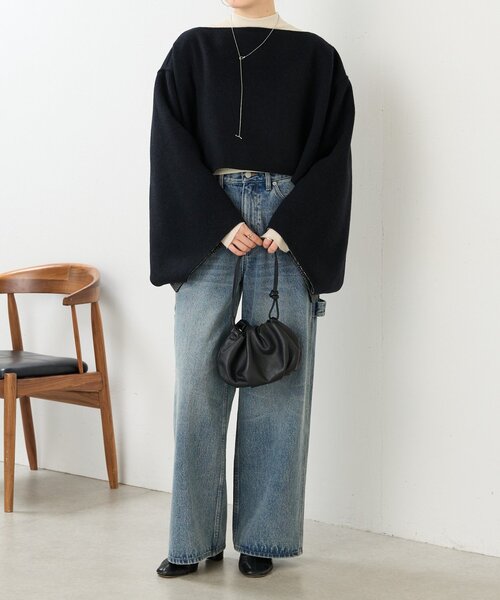 BEARDSLEY(ビアズリー)の「《7/17(金)12:00予約開始》リバーポンチョ(その他アウター・レディース・ベージュ/ブラック・FREE)」の8枚目の写真