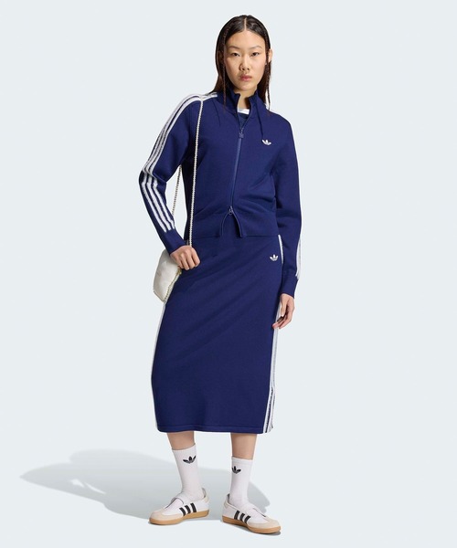 adidas(アディダス)の「adidas/アディダス ORI KNITTED FIREBIRD T オリジナルス ニット ファイヤーバード トラックトップ トラックジャケット ジャージ ニットジャケット ショート丈 クロップド丈 サイドライン ハイネック スポーティー レディース メンズ 2026年 秋 秋服 冬 冬服(ジャージ・レディース・ブラック/アイボリー/ブルー・S/XS/M/L)」の18枚目の写真