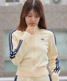 adidas（アディダス）の「adidas/アディダス ORI  KNITTED FIREBIRD T オリジナルス ニット ファイヤーバード トラックトップ トラックジャケット ジャージ ニットジャケット ショート丈 クロップド丈 サイドライン ハイネック スポーティー レディース メンズ 2026年 秋 秋服 冬 冬服（ジャージ）」