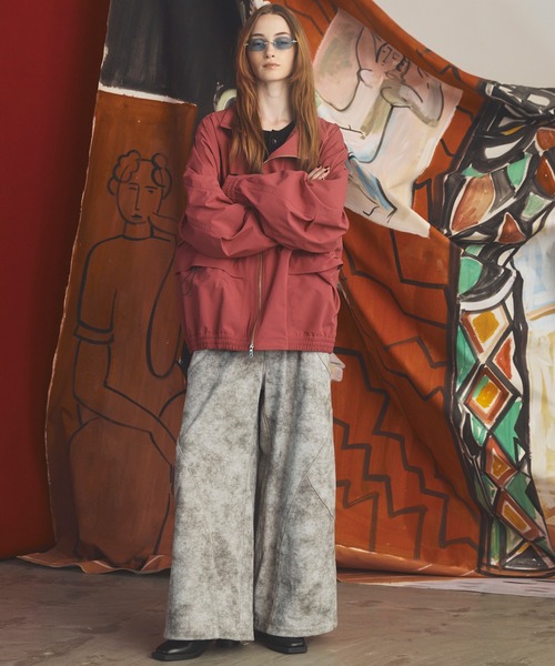 MAISON SPECIAL(メゾンスペシャル)の「《UNISEX》Distressed Effect Prime-Wide Sweatpants/グランジダメージプライムワイドスウェットパンツ【MAISON SPECIAL/メゾンスペシャル】■セットアップ対応■(スウェットパンツ・メンズ・ピンク/グレー/ネイビー/ブラック・1/0/2)」の20枚目の写真