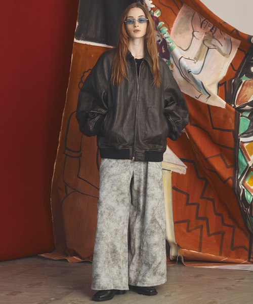 MAISON SPECIAL(メゾンスペシャル)の「《UNISEX》Distressed Effect Prime-Wide Sweatpants/グランジダメージプライムワイドスウェットパンツ【MAISON SPECIAL/メゾンスペシャル】■セットアップ対応■(スウェットパンツ・メンズ・ピンク/グレー/ネイビー/ブラック・1/0/2)」の21枚目の写真